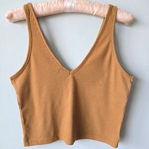 Abound Mustard Yellow Crop Tank